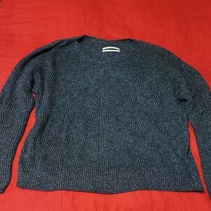 Anthro Green Blue Sweater